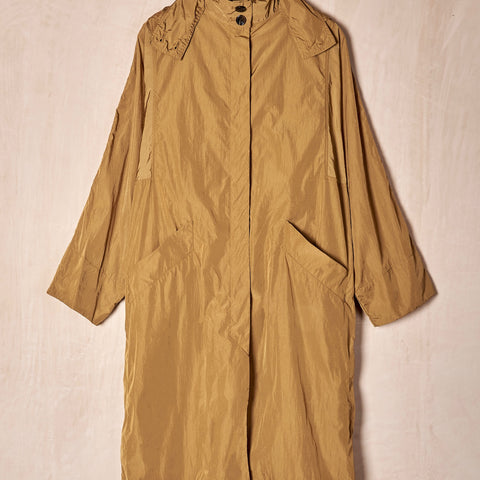 Adrienne Camel Rain Coat