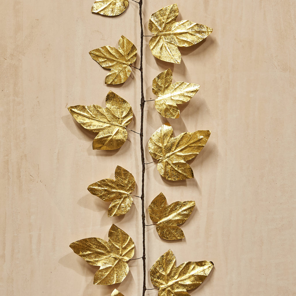 Gold Leaf Garland Decoration Cutter Brooks
