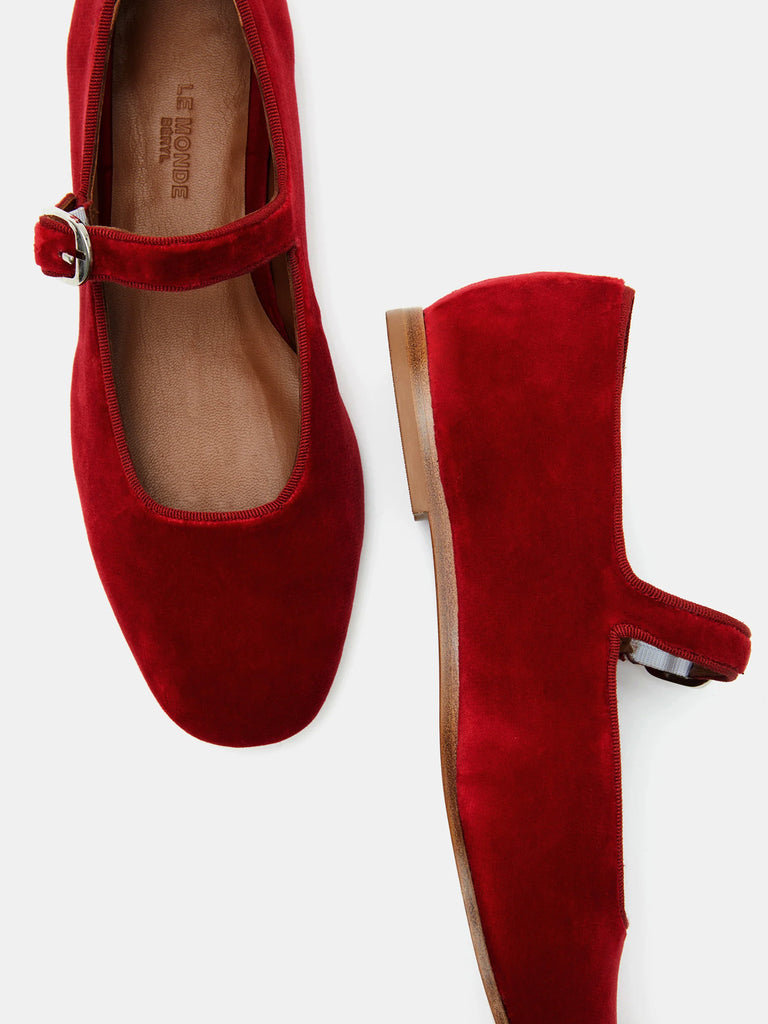 Red velvet 2025 womens shoes