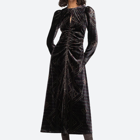 Delphine Velvet Dress