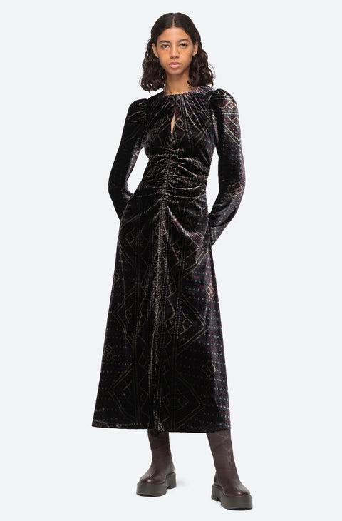 Delphine Velvet Dress