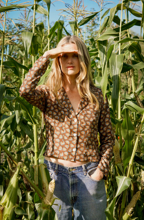 Abena Silk Top