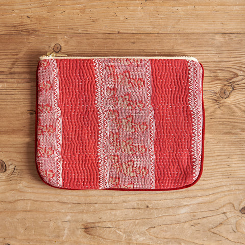 Kantha Quilt Pouch
