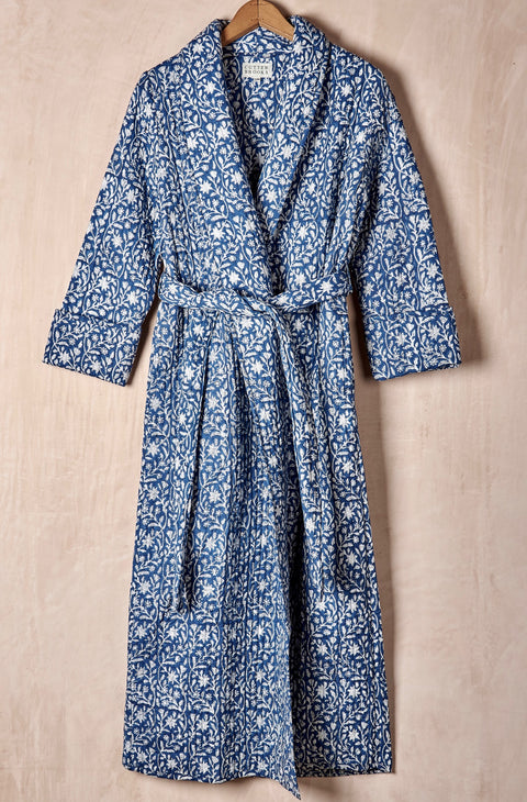 Quilted Cotton Robe