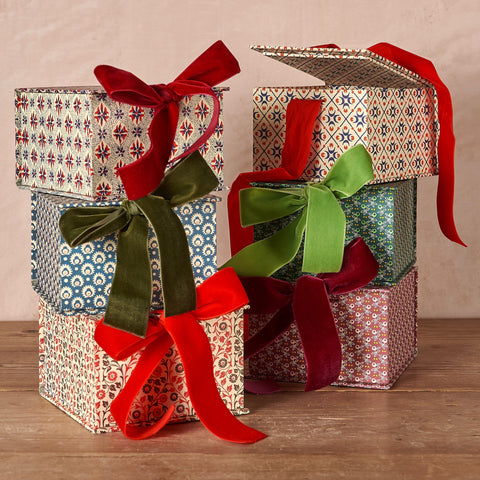 Holiday Decoupage Boxes Lid (Small)