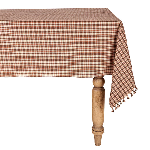 Hudson Plaid Tablecloth