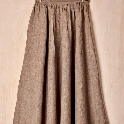 Flavia Linen Skirt
