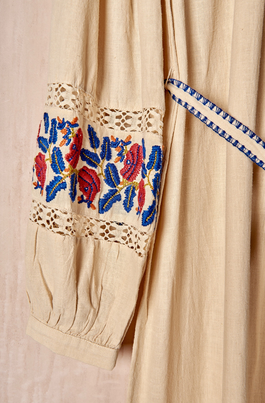 Nan Silk Embroidery Dress