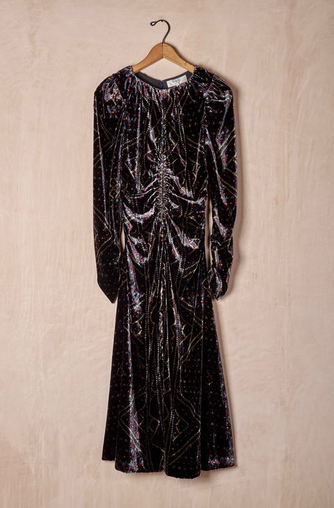 Delphine Velvet Dress
