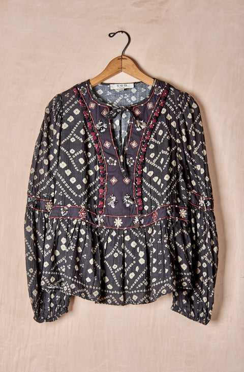 Maja Embroidery Top