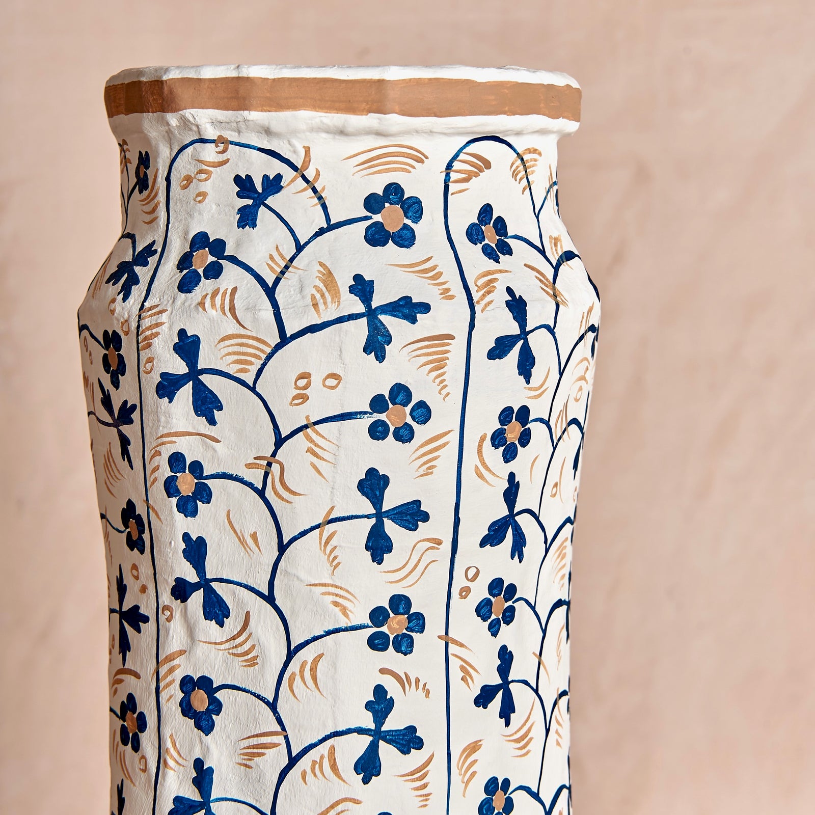 Handmade Papier-mâché Apothecary Jar Vase