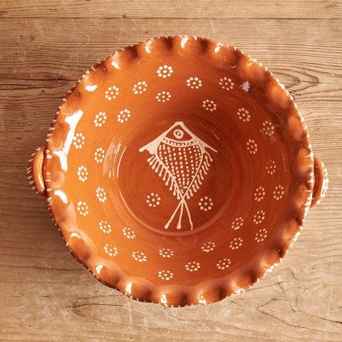 Portuguese Clay Salad Bowl (Large)