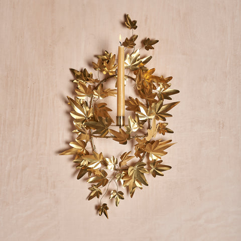 Ivy Candle Sconce (Large)