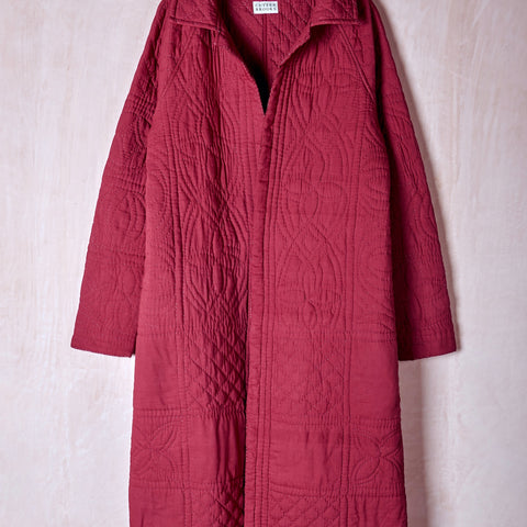 Hand Quilted Duster Coat