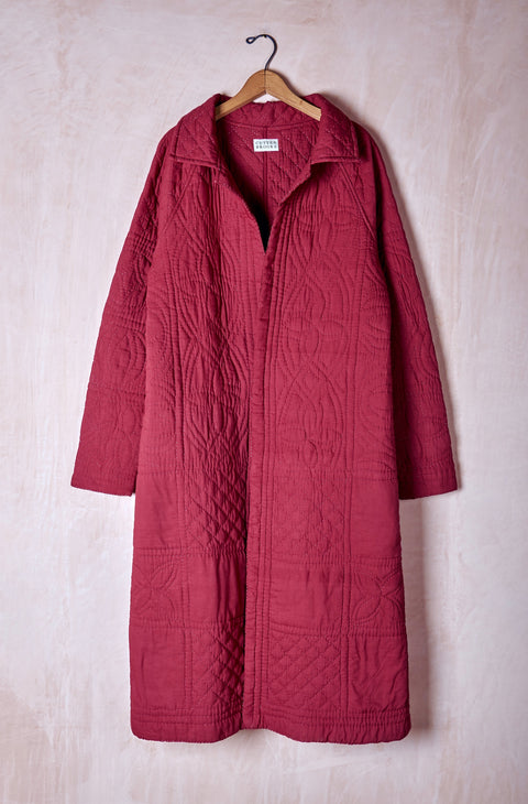 Hand Quilted Duster Coat