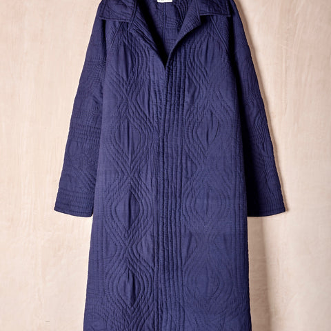 Hand-Quilted Duster Coat