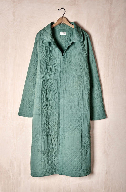 Hand Quilted Duster Coat