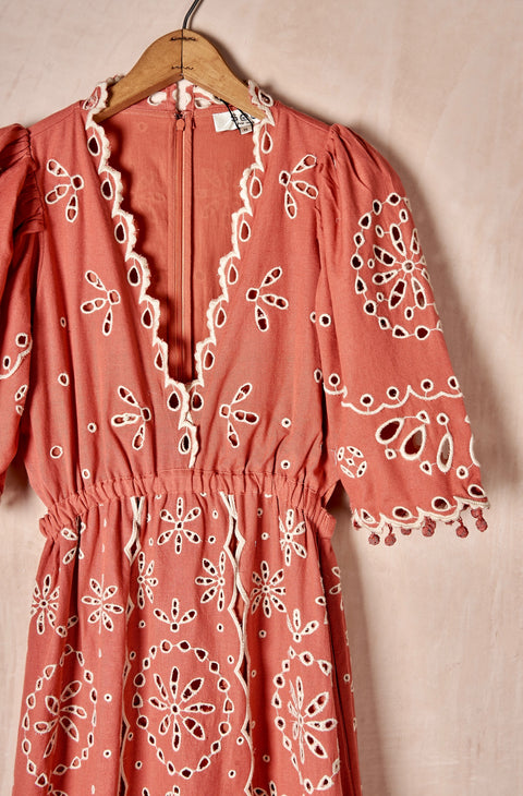 Addie Eyelet Cotton Dress