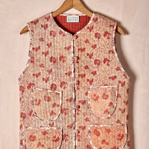 Quilted Kantha Vest