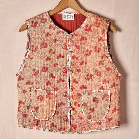 Quilted Kantha Vest