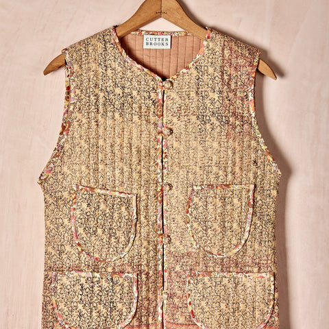 Quilted Kantha Vest