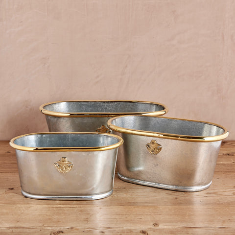Galvanised Steel Planters