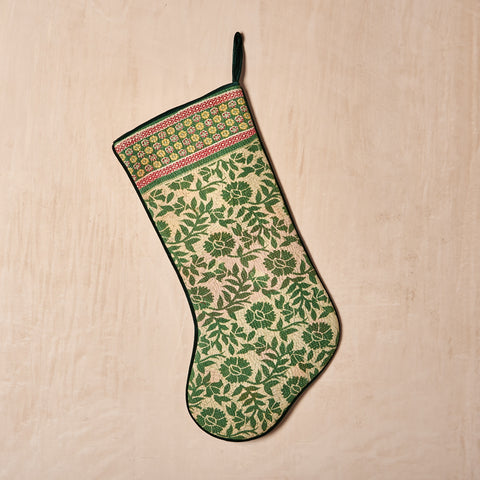 Vintage Kantha Stocking