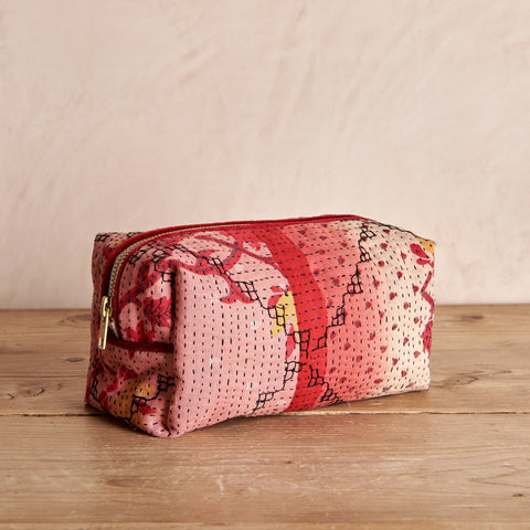 Kantha Quilt Wash Bag