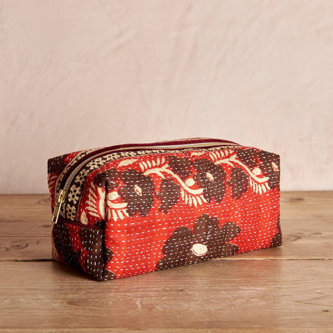 Kantha Quilt Wash Bag