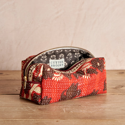 Kantha Quilt Wash Bag