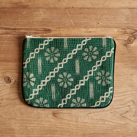 Kantha Quilt Pouch