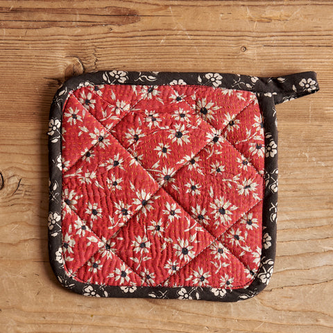 Kantha Quilt Pot Holder