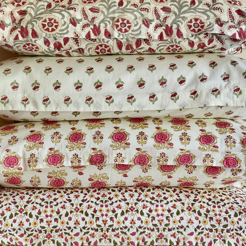 Block Print Pillowcase (Pair)
