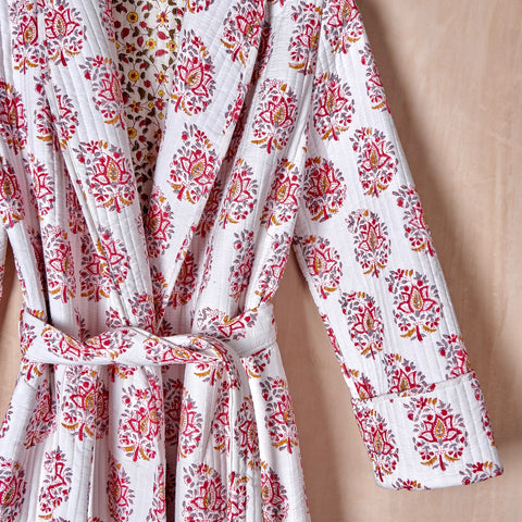 Quilted Cotton Robe