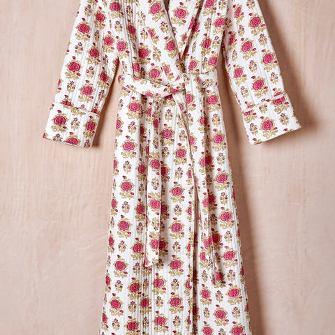 Quilted Cotton Robe