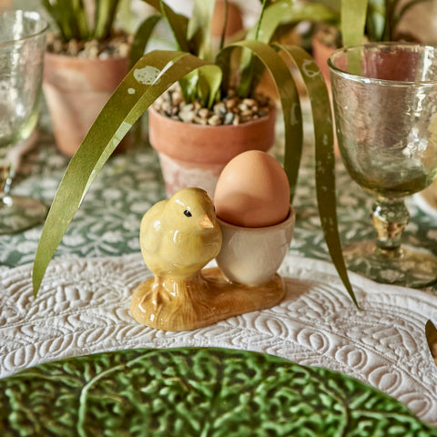 Chick with Egg Cup (Set of Two)