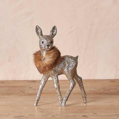 Glitter Deer Decorations