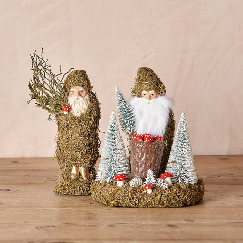 Moss Santa Claus Decorations