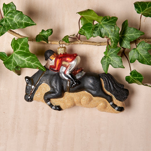 Horse Jumping Ornament
