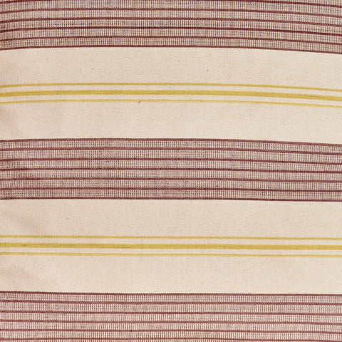 Chocolate Stripe Cotton Cushion Cover