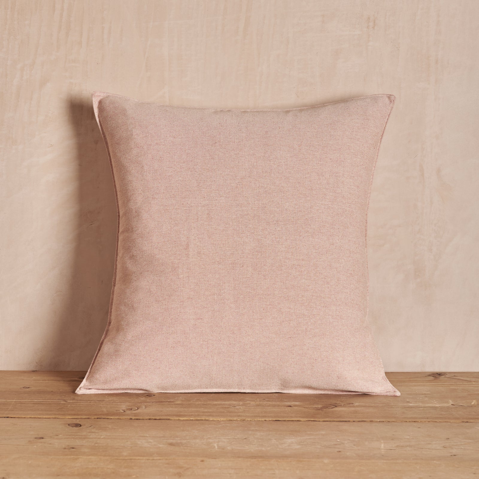 Pink Chambray Cushion Cover