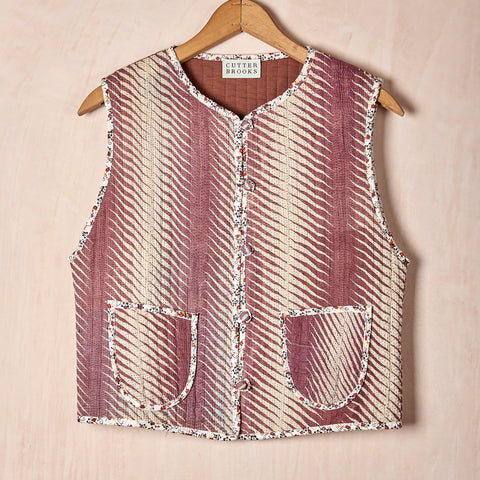 Quilted Kantha Vest