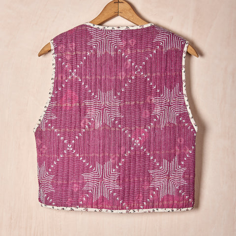 Quilted Kantha Vest