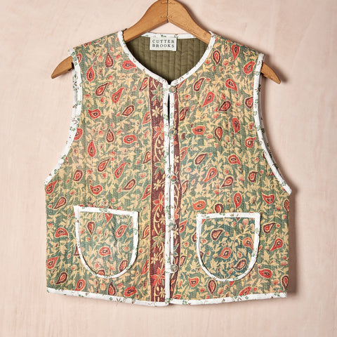 Quilted Kantha Vest