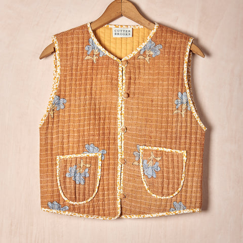 Quilted Kantha Vest