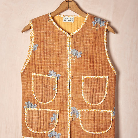 Quilted Kantha Vest
