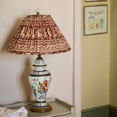 Vintage Sari Lampshade