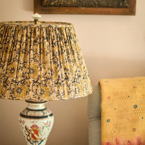 Vintage Sari Lampshade