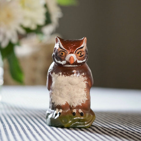 Papier-mâché Owl Decoration