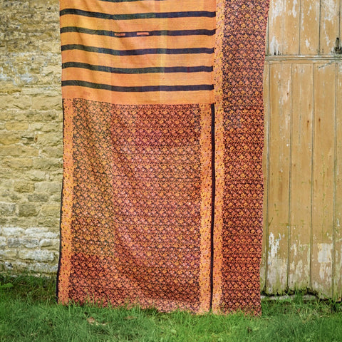 Vintage Indian Kantha Quilt